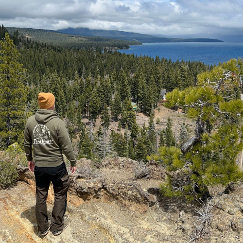 Take Heart Mountain Hoodie | OD Green | No Easy Trail Collection