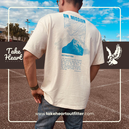 On Mission Tee – Vintage White