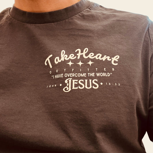 The OG Branded Tee | Take Heart Outfitter | John 16:33