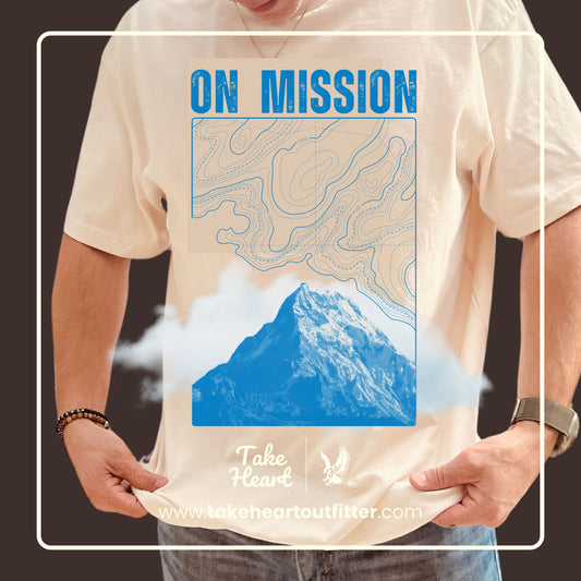 On Mission Tee – Vintage White