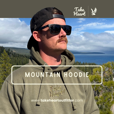 Take Heart Mountain Hoodie | OD Green | No Easy Trail Collection